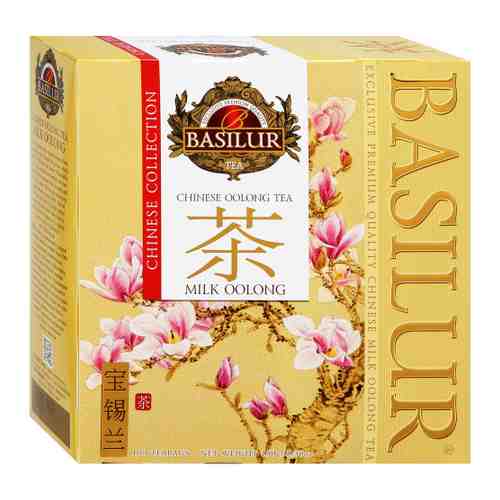 Чай Basilur Китайская коллекция Молочный улун зеленый 100 пакетиков по 1.5 г арт. 3471461