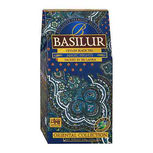 Чай Basilur Oriental Collection Magic Nights черный листовой с фруктово-ягодным ароматом 100 г арт. 3333565
