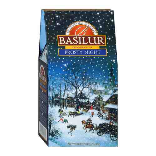 Чай Basilur Праздничная коллекция Морозная ночь черный 100 г арт. 3385162