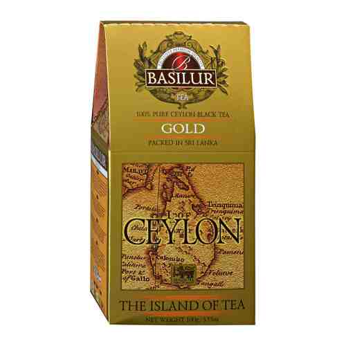 Чай Basilur The Island of Tea Ceylon Gold черный листовой 100 г арт. 3278826