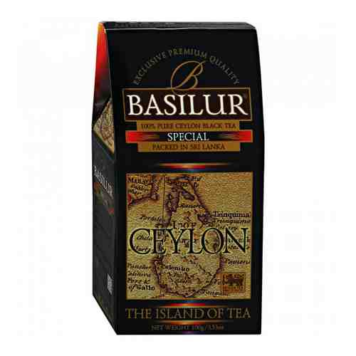 Чай Basilur The Island of Tea Ceylon Special черный листовой 100 г арт. 3278824