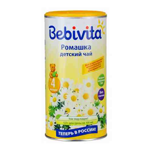 Чай Bebivita Ромашка детский быстрорастворимый с 4 месяцев 200 г арт. 3211971