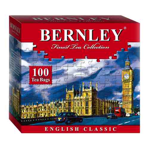 Чай Bernley English Classic черный 100 пакетиков по 2 г арт. 3412885