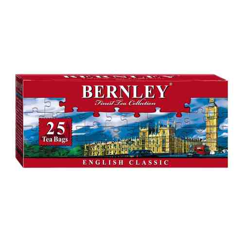 Чай Bernley English Classic черный 25 пакетиков по 2 г арт. 3412884