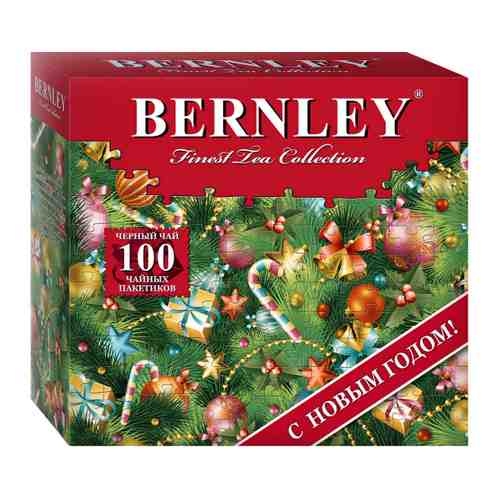 Чай Bernley Инглиш Брэкфаст черный байховый 100 пакетиков по 2 г арт. 3339290