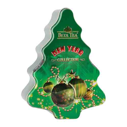 Чай Beta Tea Новогодняя коллекция Елка зеленая черный крупнолистовой 50 г арт. 3416731