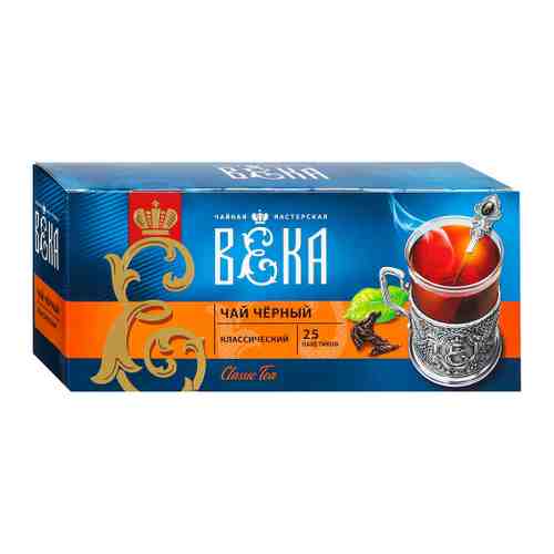 Чай Чайная мастерская ВЕКА черный 25 пакетиков по 1.7 г арт. 3503238