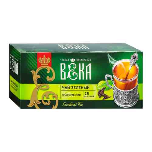 Чай Чайная мастерская ВЕКА зеленый 25 пакетиков по 1.7 г арт. 3503263