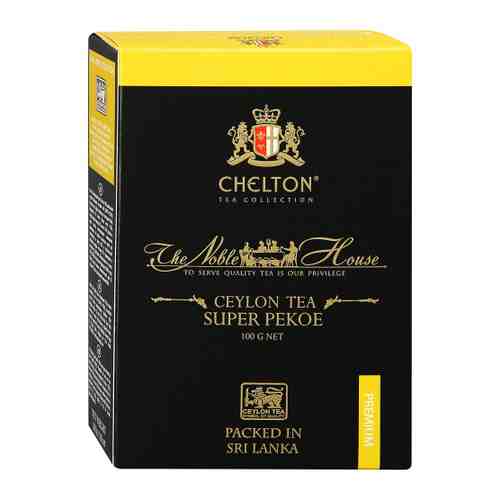 Чай Chelton Благородный дом черный листовой Super Pekoe 100 г арт. 3447816