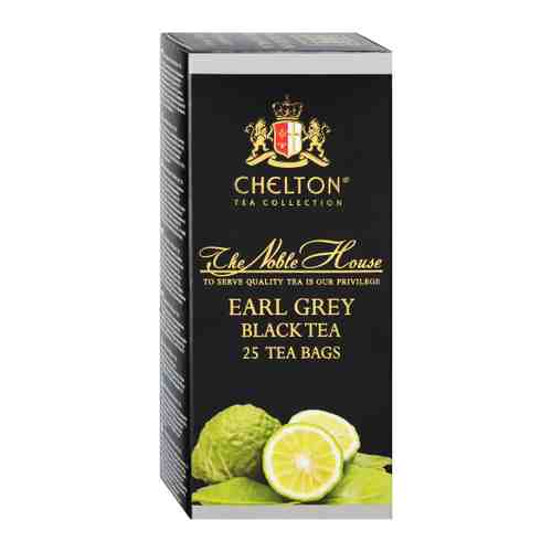 Чай Chelton Благородный дом черный с натуральным маслом бергамота 25 пакетиков по 2 г арт. 3447840