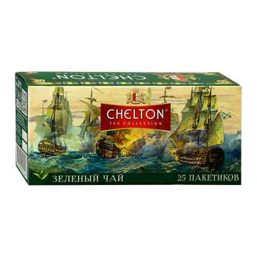 Чай Chelton Green Tea зеленый 25 пакетиков по 1.5 г арт. 3447842