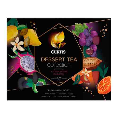 Чай Curtis Dessert Tea Collection 6 вкусов по 5 пакетиков 58.5 г арт. 3366669
