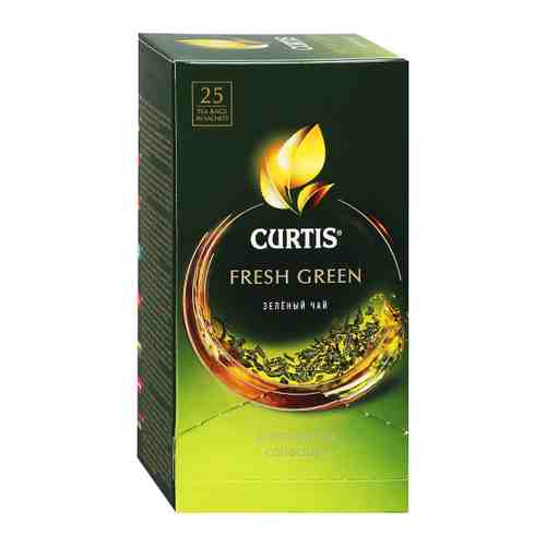 Чай Curtis Fresh Green зеленый мелкий лист 25 пакетиков по 1.7 г арт. 3481241