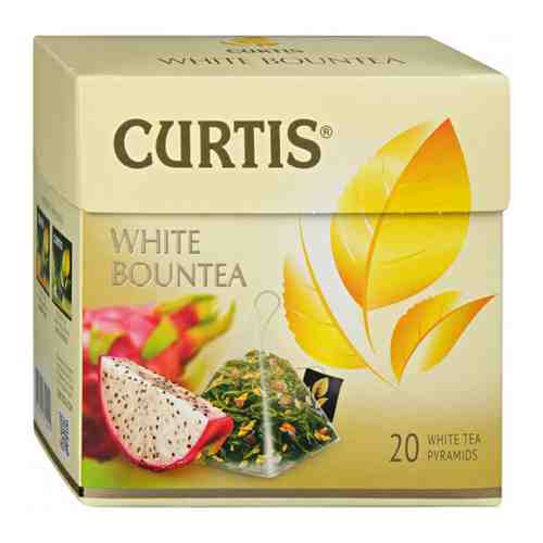 Чай Curtis White Bountea белый листовой с тропическим ароматом 20 пирамидок по 1.7 г арт. 3366672