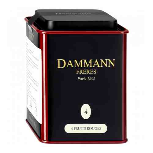 Чай Dammann The 4 Fruits Rouges черный листовой ароматизированный 100 г арт. 3361291