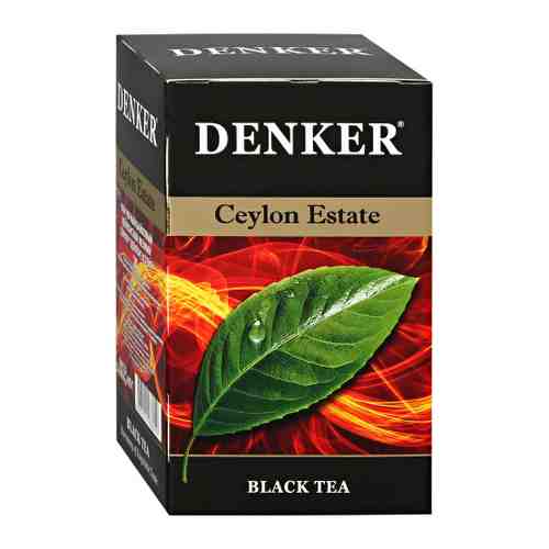 Чай Denker Ceylon Estate черный 20 пакетиков по 2 г арт. 3208484