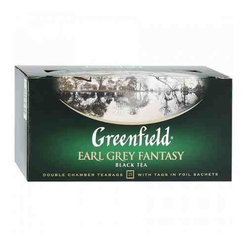 Чай Greenfield Earl Grey Fantasy черный с ароматом бергамота 25 пакетиков по 2 г арт. 3073264