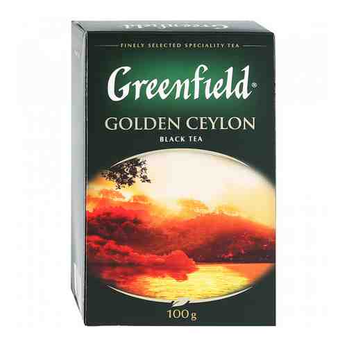 Чай Greenfield Golden Ceylon черный крупнолистовой 100 г арт. 3073145