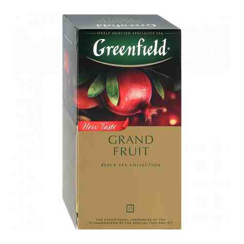 Чай Greenfield Grand Fruit черный с ароматом граната 25 пакетиков по 1.5 г арт. 3356588