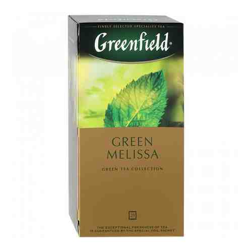 Чай Greenfield Green Melissa зеленый 25 пакетиков по 1.5 г арт. 3086320