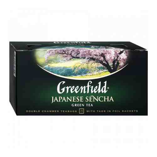 Чай Greenfield Japanese Sencha зеленый 25 пакетиков по 2 г арт. 3332598