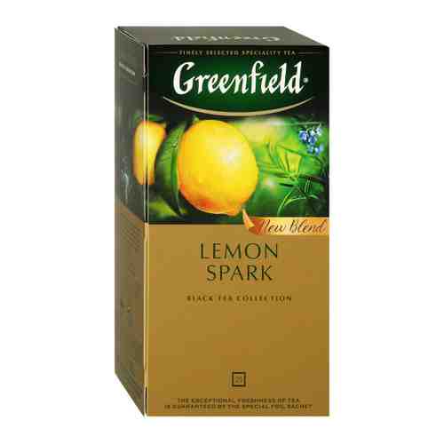 Чай Greenfield Lemon Spark черный 25 пакетиков по 1.5 г арт. 3112257