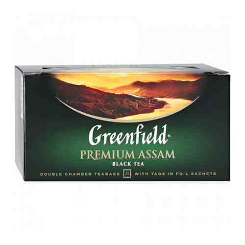 Чай Greenfield Premium Assam черный 25 пакетиков по 2 г арт. 3212171