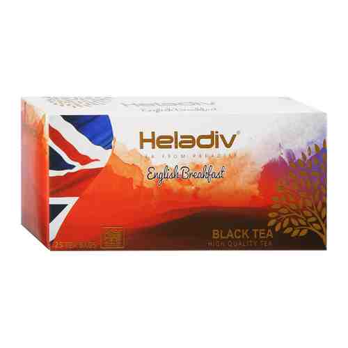 Чай Heladiv English Breakfast черный цейлонский 25 пакетиков по 2 г арт. 3337095