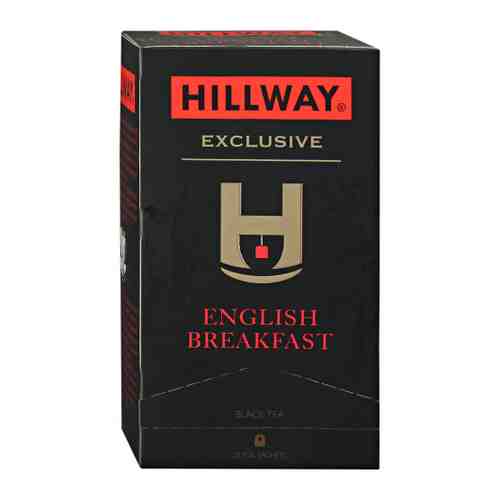 Чай Hillway English Breakfast черный 25 пакетиков по 2 г арт. 3408888