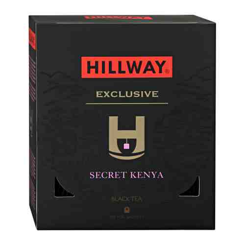 Чай Hillway Secret Kenya черный 100 пакетиков по 2 г арт. 3408887