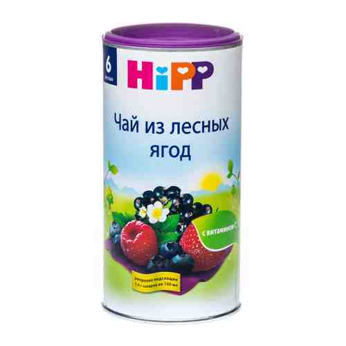 Чай HiPP детский лесные ягоды с 6-ти месяцев 200 г арт. 3348023