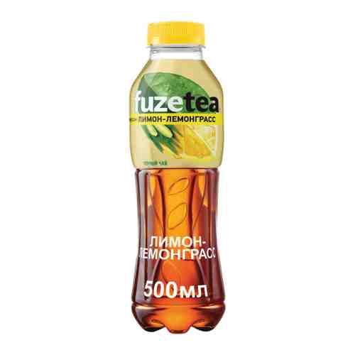 Чай холодный черный FuzeTea Лимон Лемонграсс негазированный 0.5 л арт. 3365471