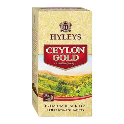 Чай Hyleys Ceylon Gold черный листовой 25 пакетиков по 2 г арт. 3385801