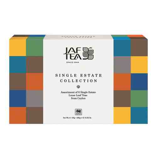 Чай Jaf Tea Single Estate Collection черный 6 видов по 30 г арт. 3486257