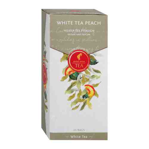 Чай Julius Meinl Белый персик зеленый 25 пакетиков по 1.7 г арт. 3402502
