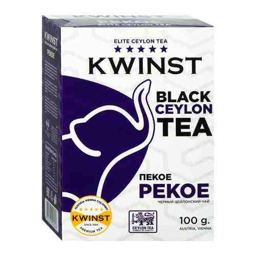 Чай Kwinst Пекое черный цейлонский 100 г арт. 3449089