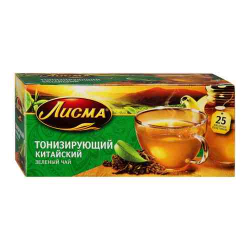 Чай Лисма Тонизирующий зеленый 25 пакетиков по 1.5 г арт. 3381855
