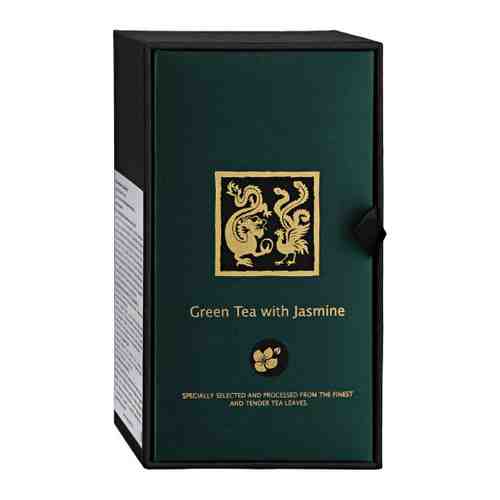 Чай ЛунФэн Дракон и Феникс Green Tea with Jasmine зеленый с жасмином 100 г арт. 3394107