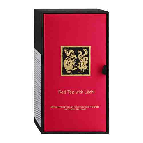 Чай ЛунФэн Дракон и Феникс Red Tea with Litchi красный с личи 100 г арт. 3394106