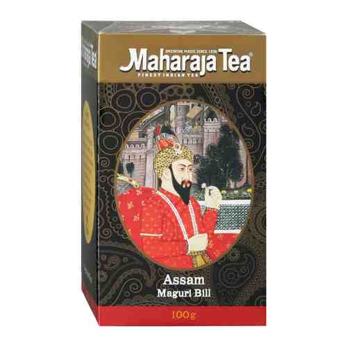 Чай Махараджа Ассам Магури бил черный листовой 100 г арт. 3408353