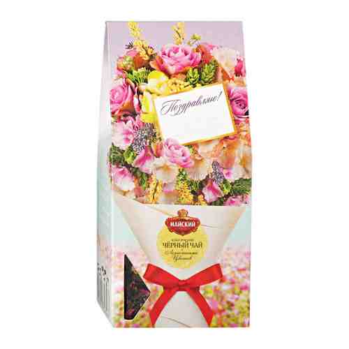 Чай Майский Чайный Букет черный с лепестками цветов 40 г арт. 3425256