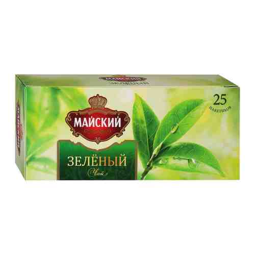 Чай Майский зеленый 25 пакетиков по 2 г арт. 3381851