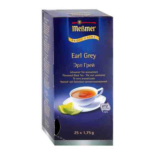 Чай Messmer Earl Grey черный 25 пакетиков по 1.75 г арт. 3313009