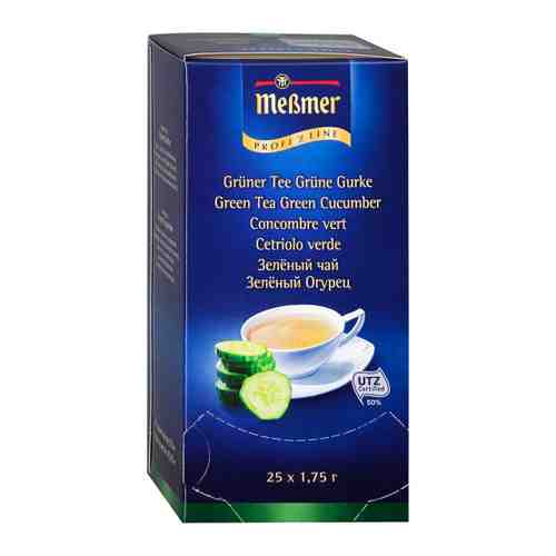 Чай Messmer Зеленый огурец зеленый 25 пакетиков по 1.75 г арт. 3405981
