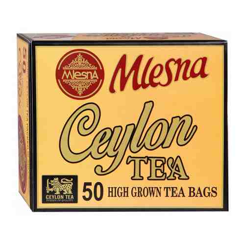 Чай Mlesna Ceylon Tea черный 50 пакетиков по 2 г арт. 3322794