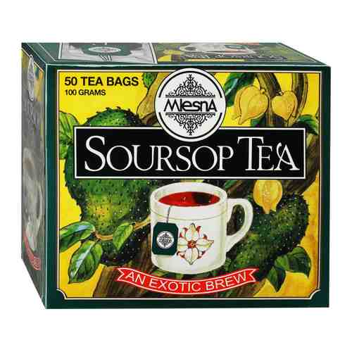 Чай Mlesna черный с ароматом саусэпа 50 пакетиков по 2 г арт. 3456388