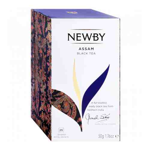 Чай Newby Assam черный 25 пакетиков по 2 г арт. 3115286