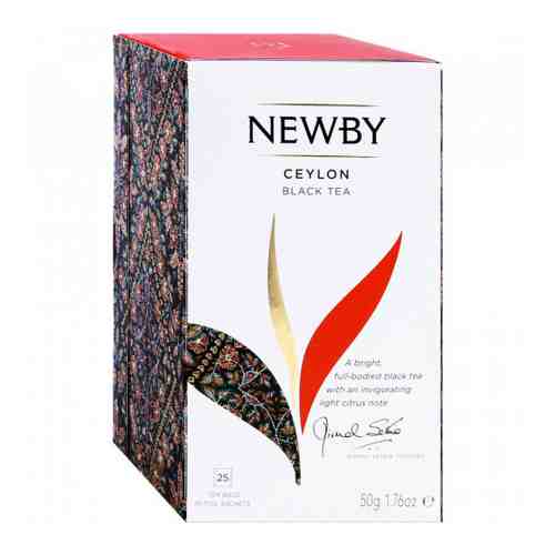 Чай Newby Ceylon черный 25 пакетиков по 2 г арт. 3115308