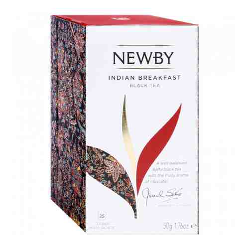 Чай Newby Indian Breakfast черный 25 пакетиков по 2 г арт. 3115343