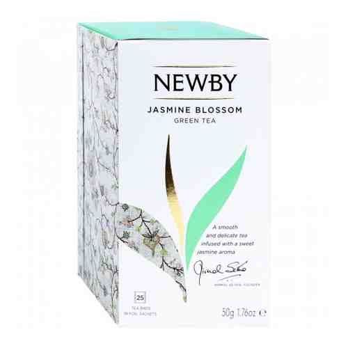 Чай Newby Jasmine Blossom зеленый 25 пакетиков по 2 г арт. 3115281